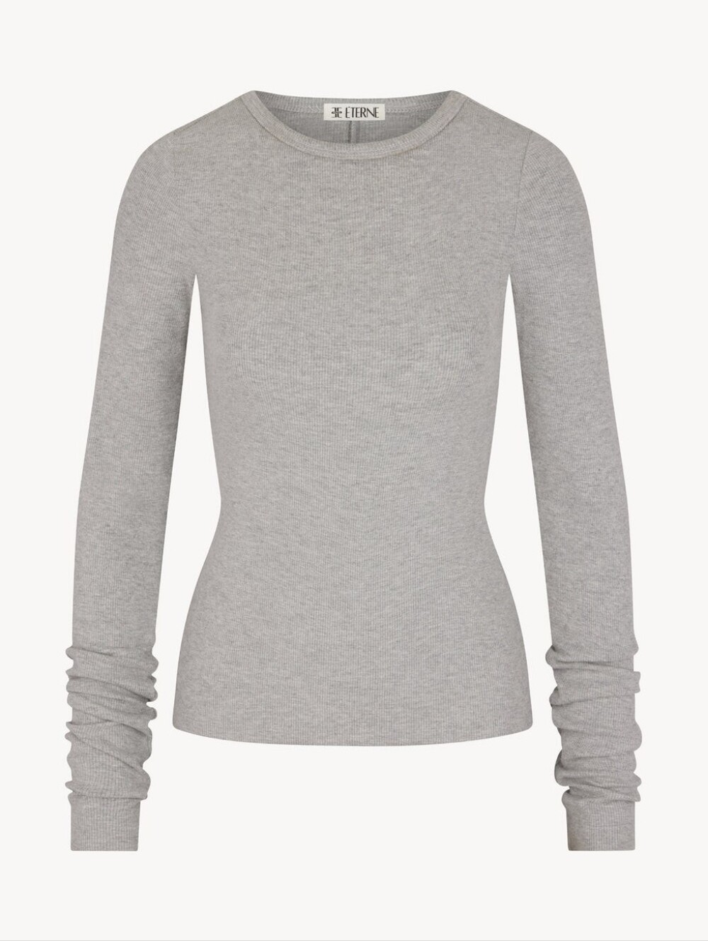 Eterne Light Gray Long Sleeve Tee